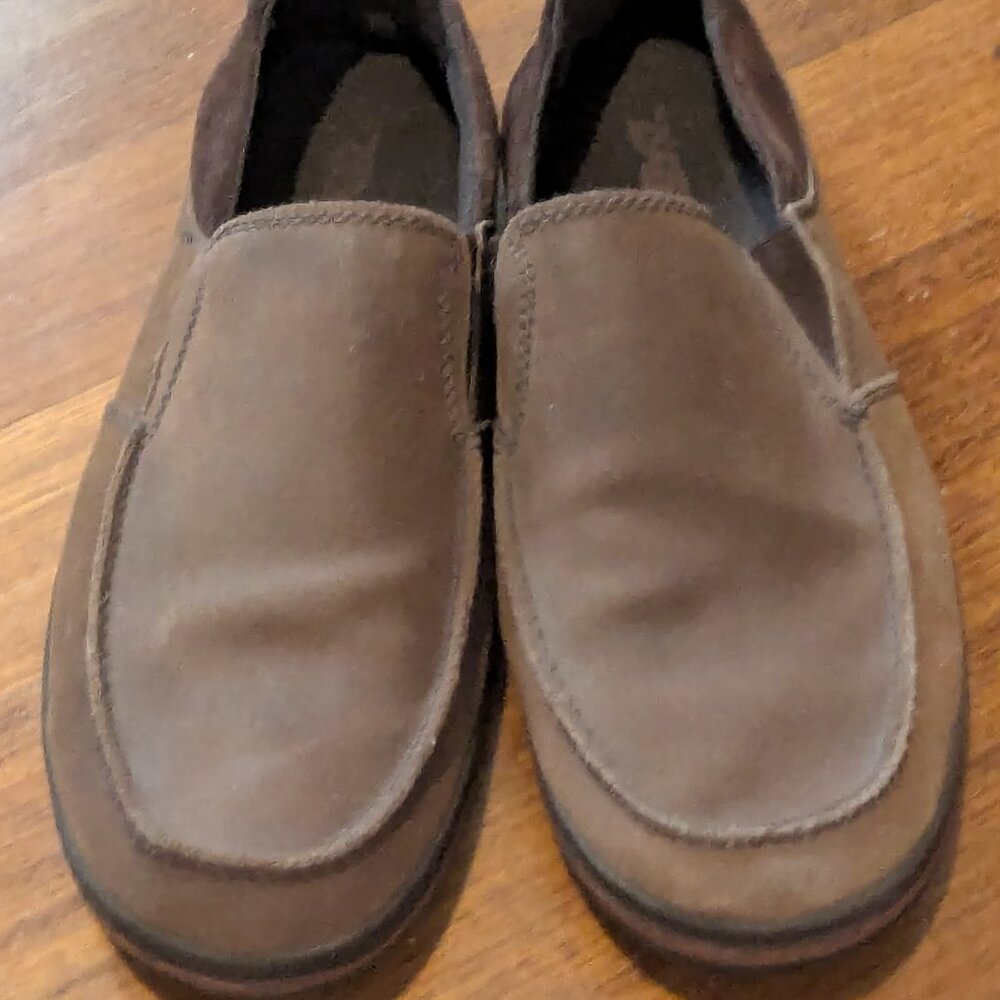 Teva Men's Clifton Creek (1001982) Loafer Size 12 Brown Leather-Good Condition